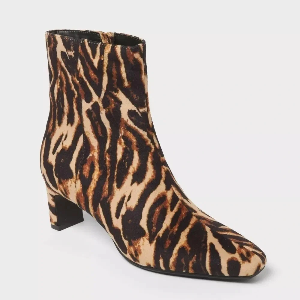Women's Boots by A New Day Tigris Tiger Print Size 6‎ New With Tags